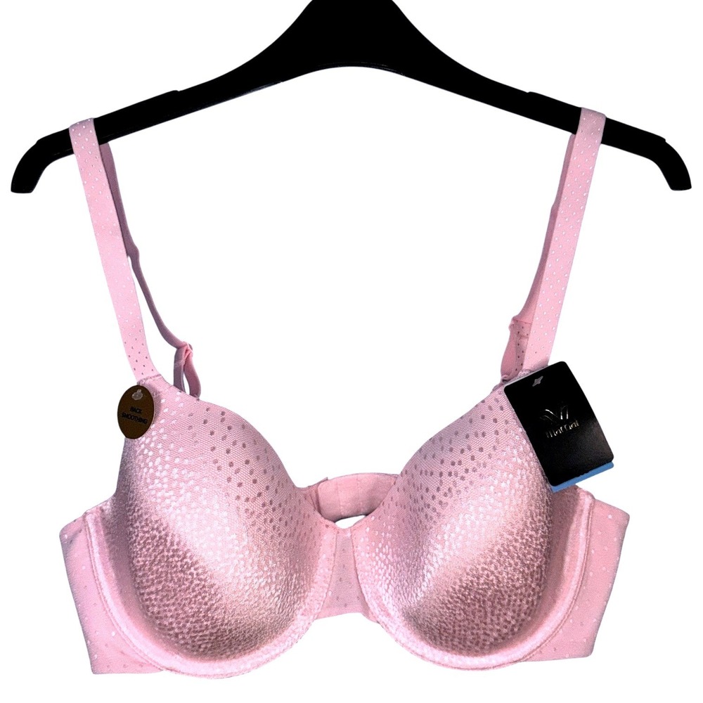 Wacoal 36C Pastel Pink Bath Smoothing Padded and Underwire Bra NWT